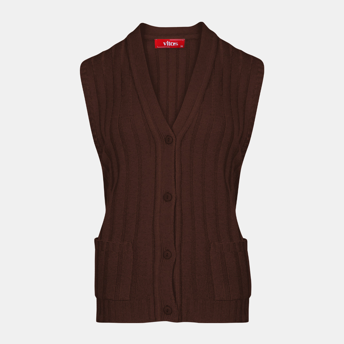 Chaleco Acanalado con bolsillos - C0061 Invierno