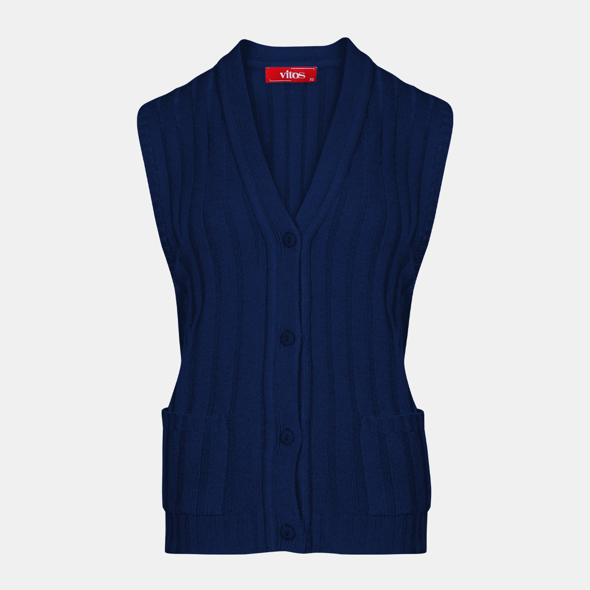 Chaleco Acanalado con bolsillos - C0061 Invierno
