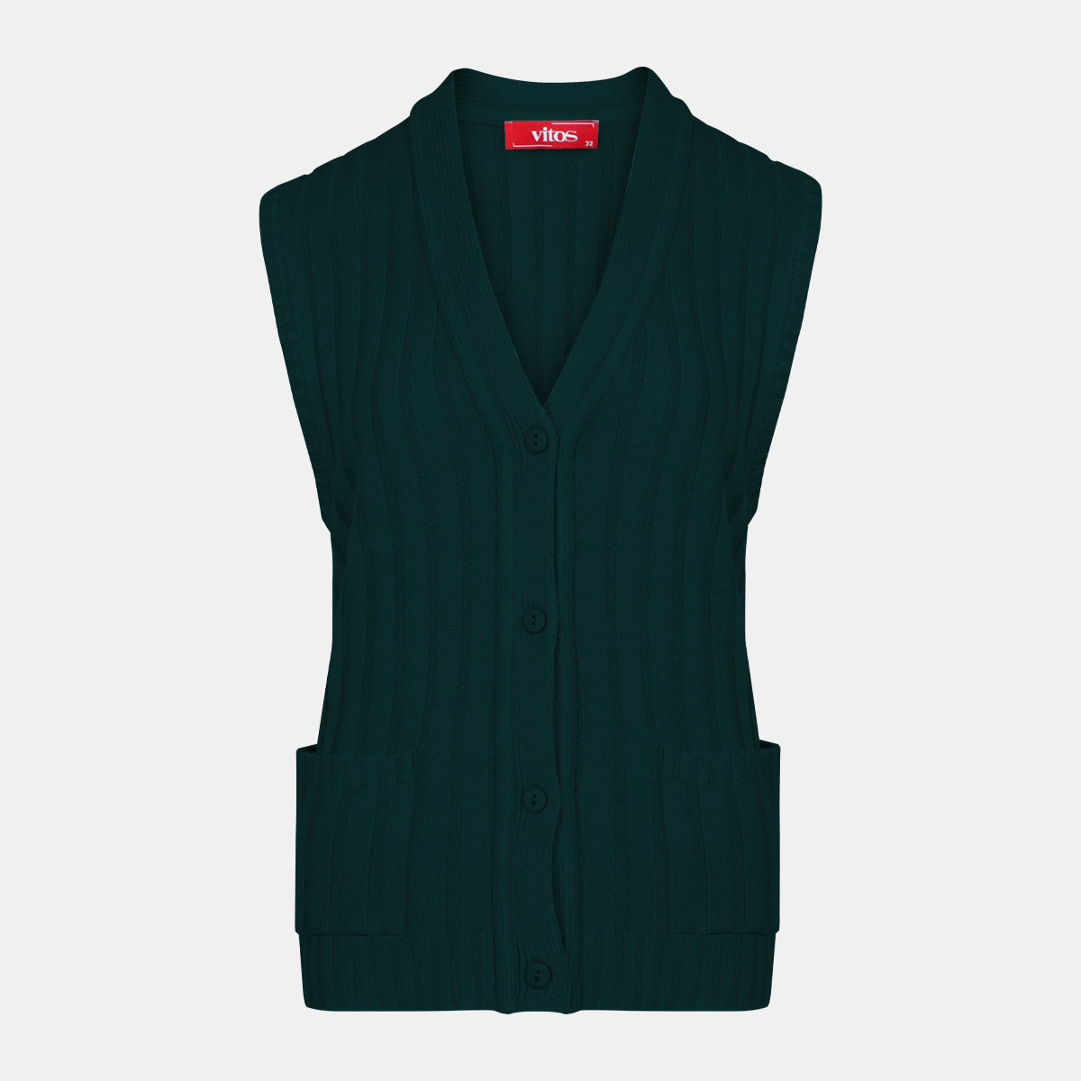 Chaleco Acanalado con bolsillos - C0061 Invierno
