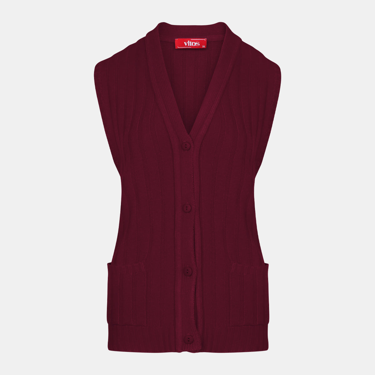 Chaleco Acanalado con bolsillos - C0061 Invierno