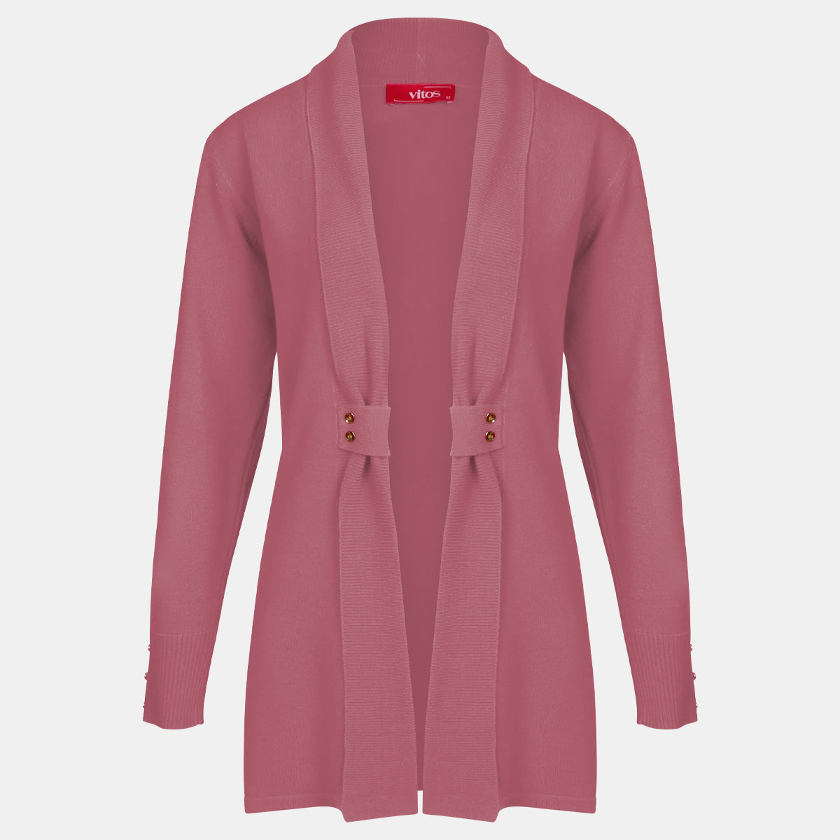 Cardigan solapa con botones - C8010 Invierno