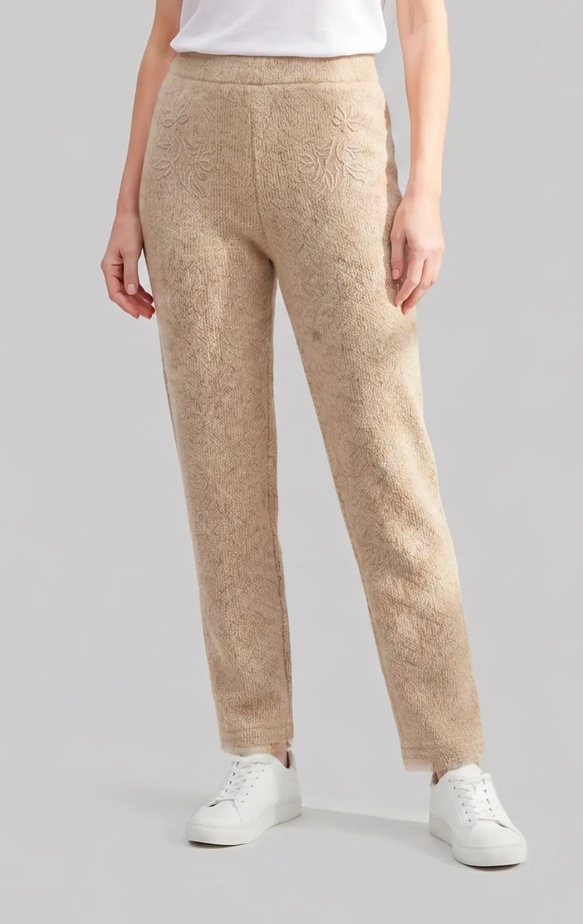 RP69741 - Pants c/bolsas jaspe relax Tressa
