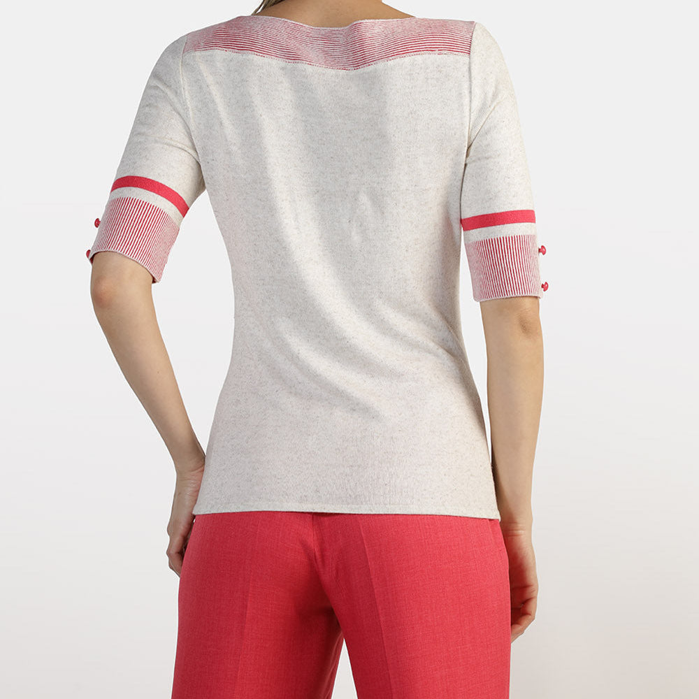 Blusa manga corta con bolsillo Matilda