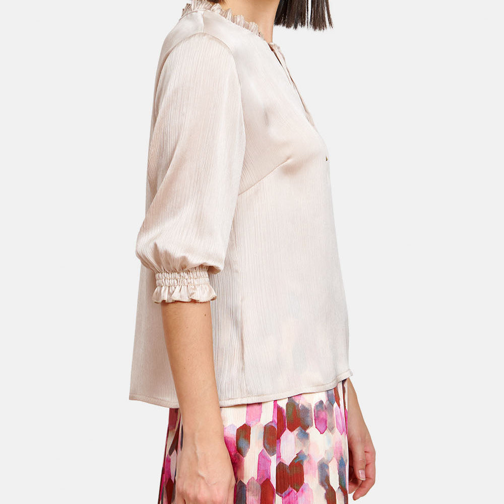 Blusa escote V escarola Vitoria