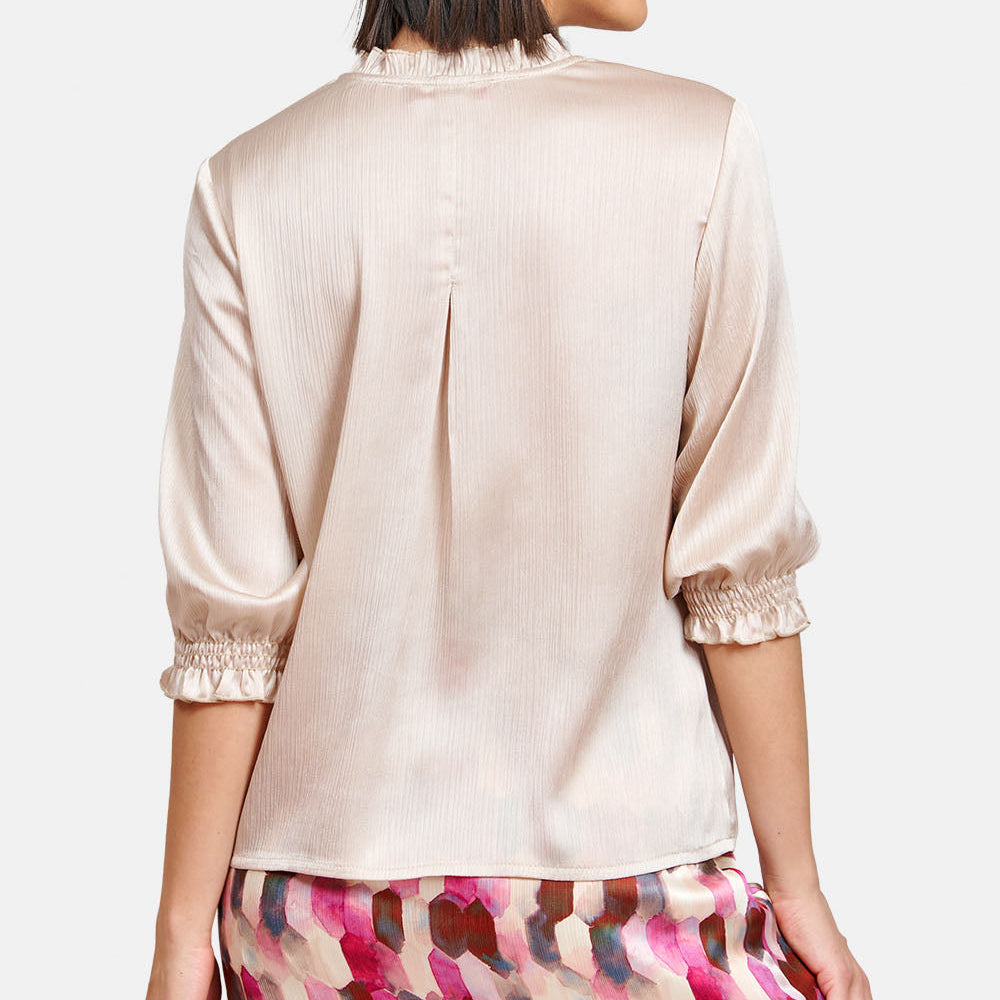 Blusa escote V escarola Vitoria