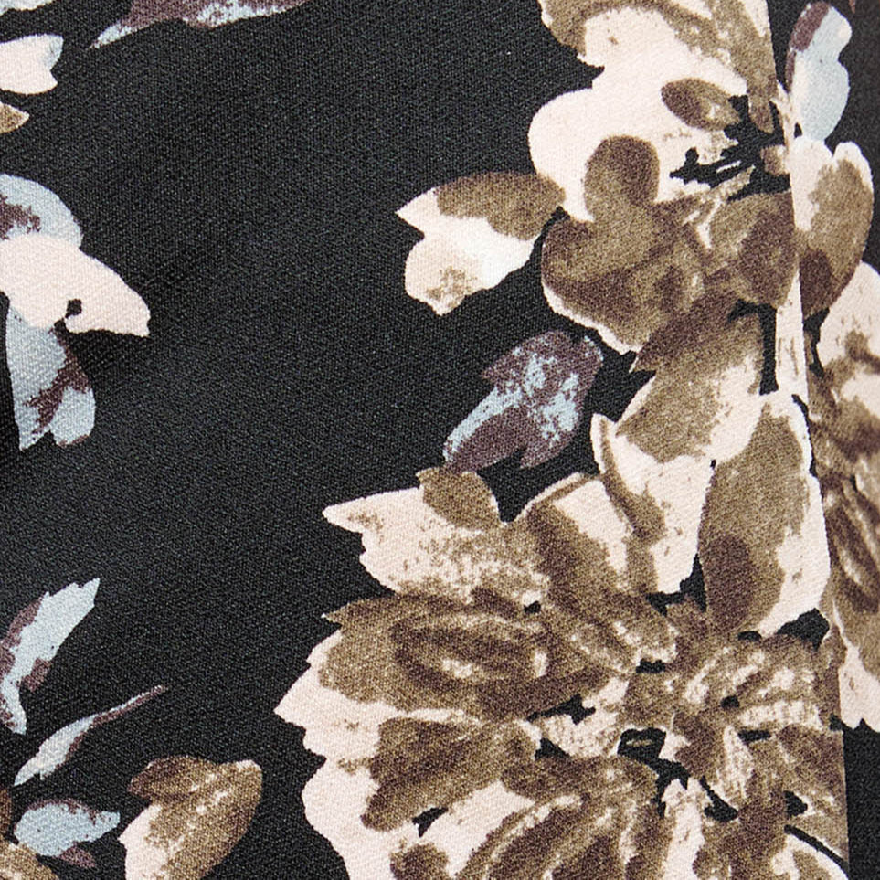 Falda corte sirena con estampado floral Vernoa