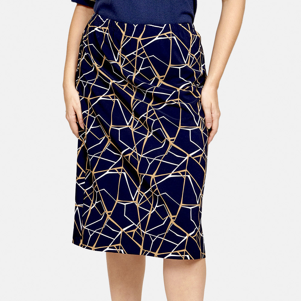 Falda estampada geométrico Toscana