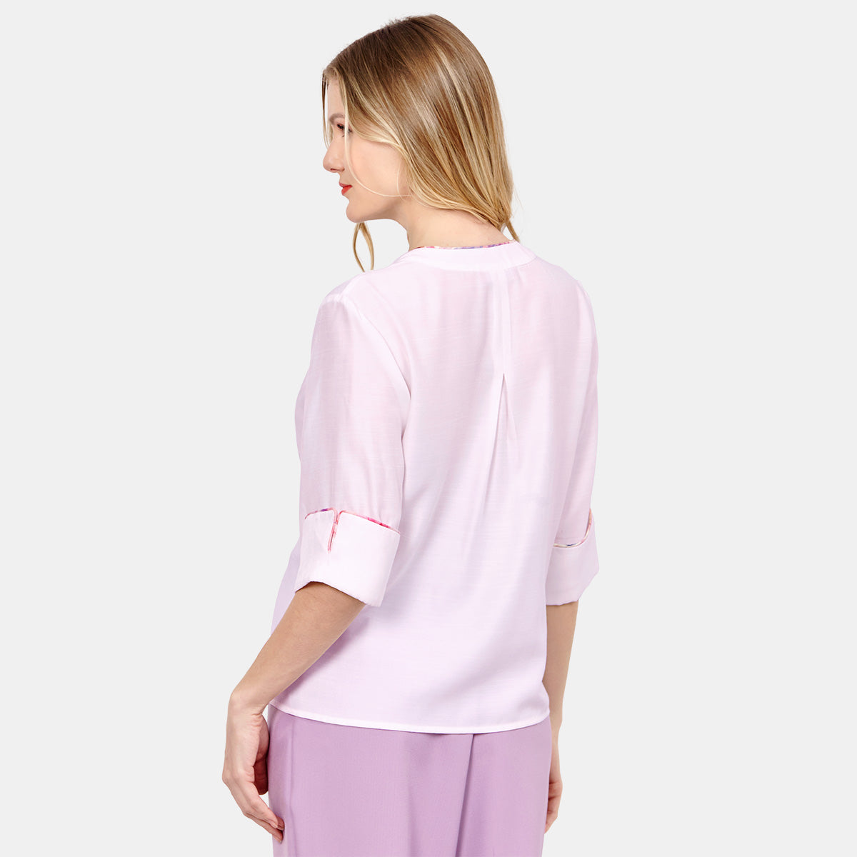 Blusa bierta de manga 3/4 Juquila