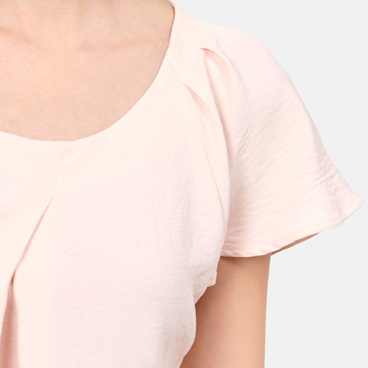Blusa manga corta con olanes Salvatierra