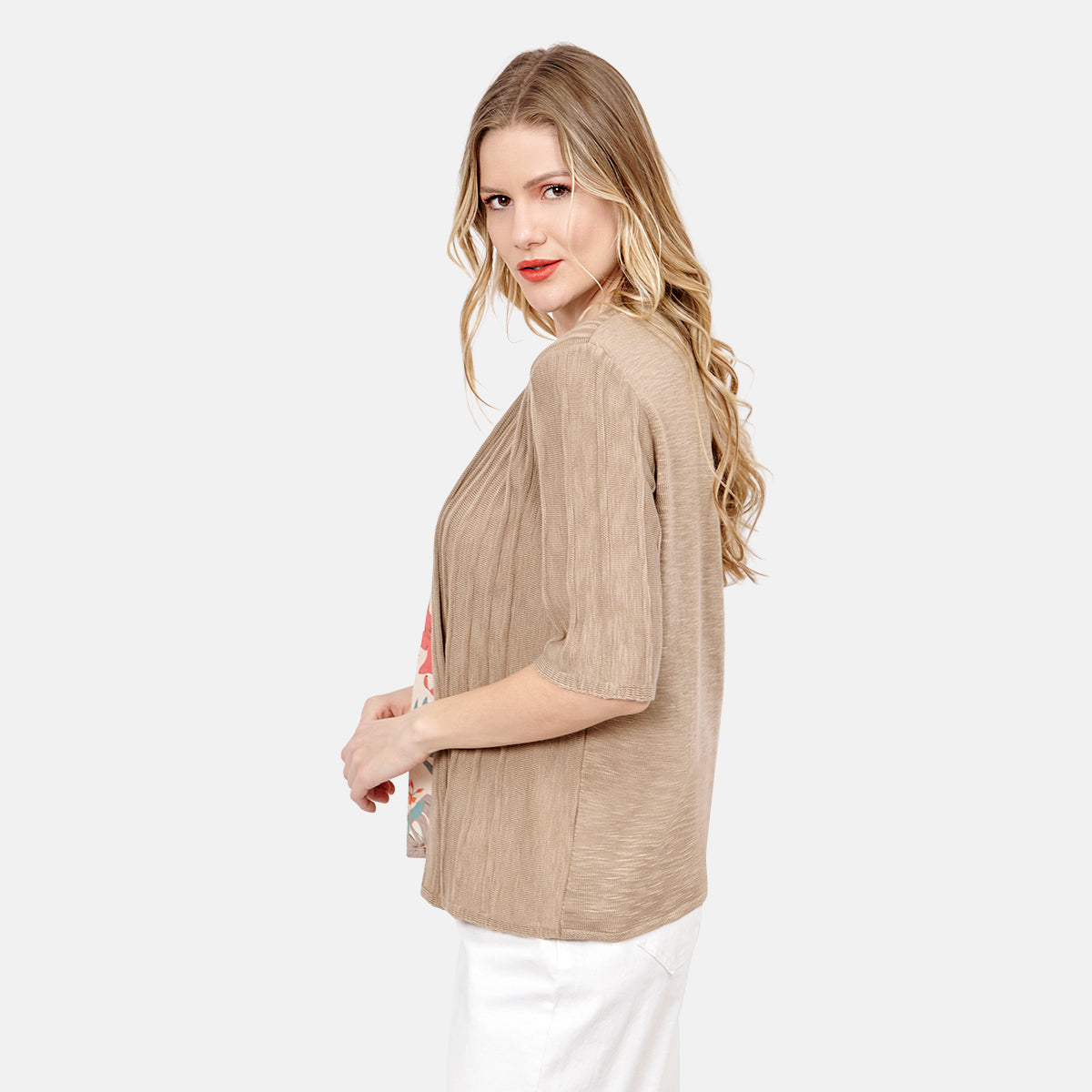 Twin Fix tejido con top estampado floral Candela