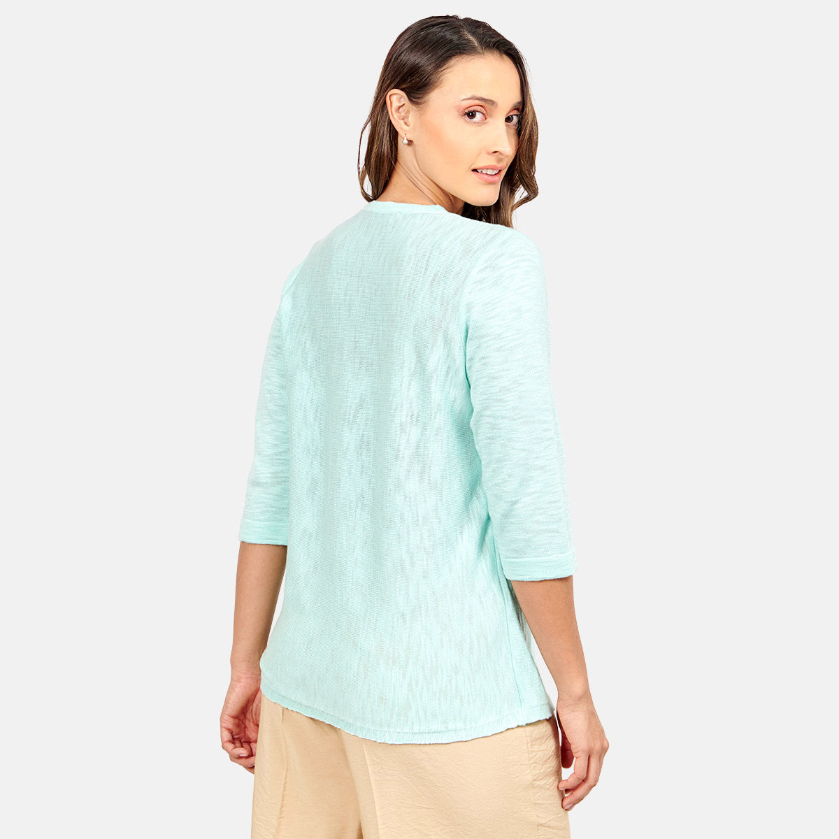 Twin Fix top estampado ensamble con tenza Sisal