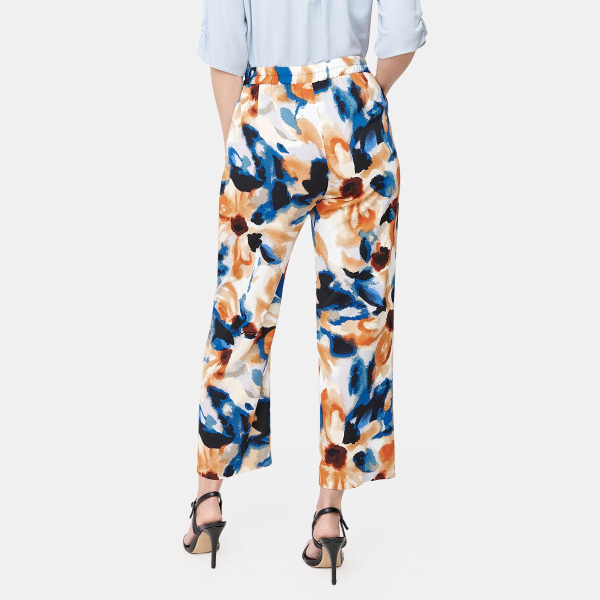 Pantalón estampado con hebilla Calypso