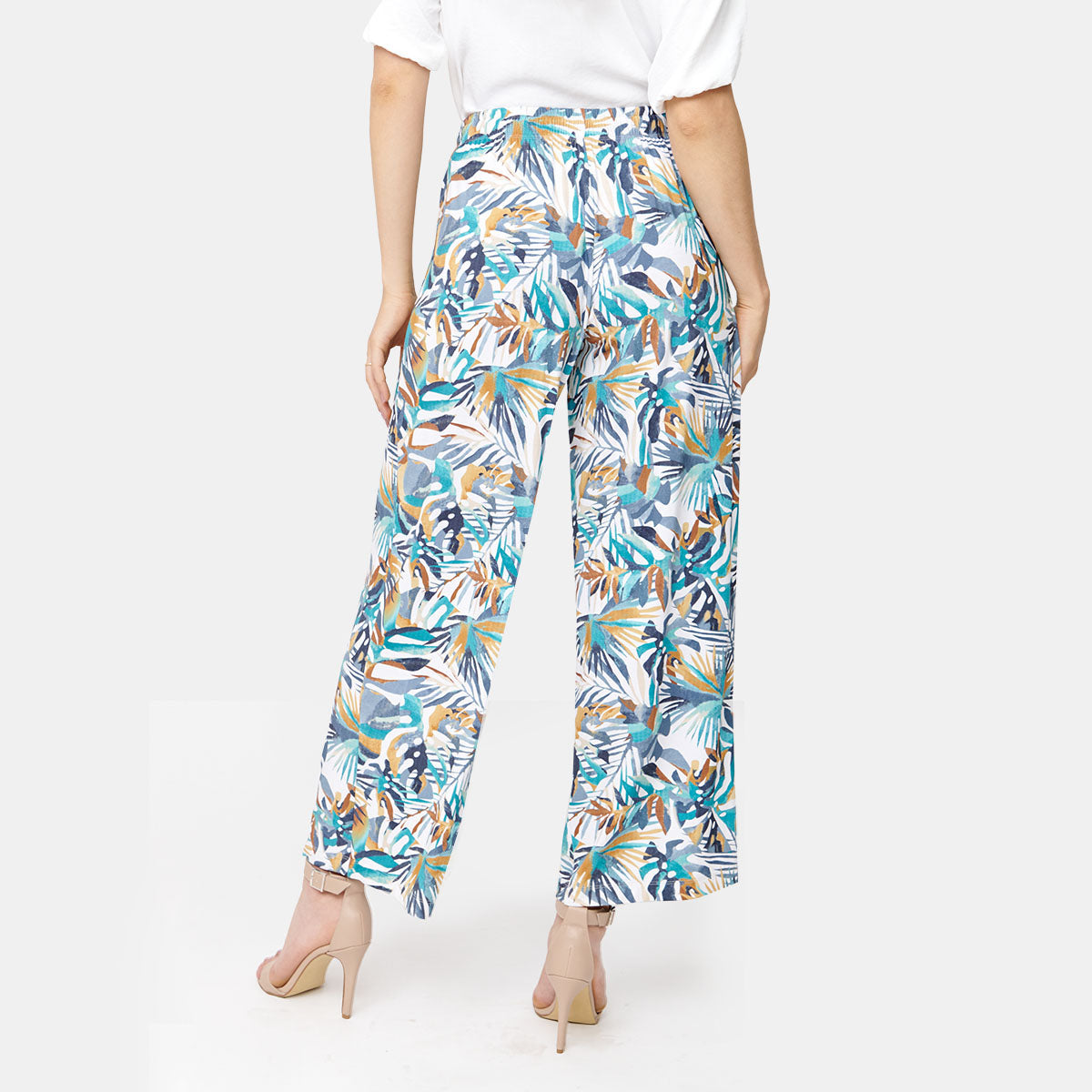 Pantalón amplio con pretina elástica Carroll