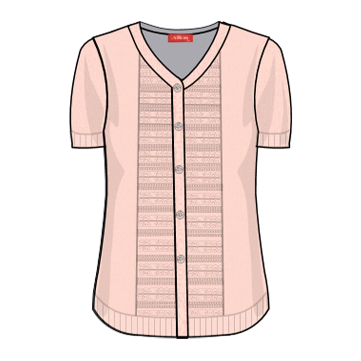 Blusa de punto con botones Maeli