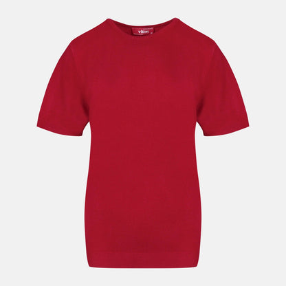 Blusa manga corta escote redondo -  C0005 Clásicos