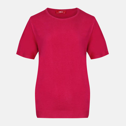 Blusa manga corta escote redondo -  C0005 Atemporales