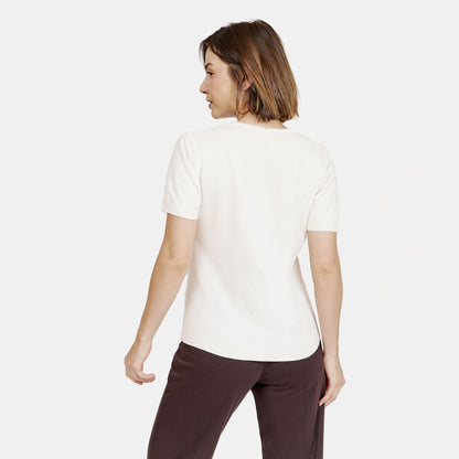 Blusa manga corta escote redondo -  C0005 Clásicos