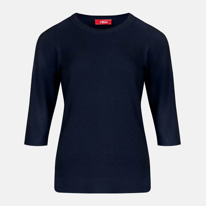 Blusa punto trenza estructura manga 3/4 - C0006 Clasico
