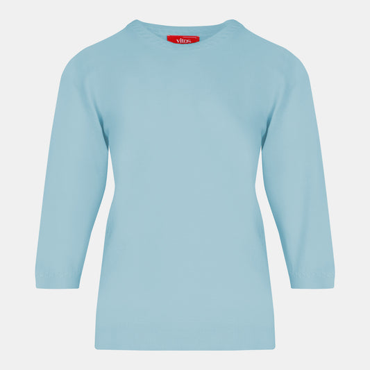 Blusa punto trenza estructura manga 3/4 - C0006 Primavera