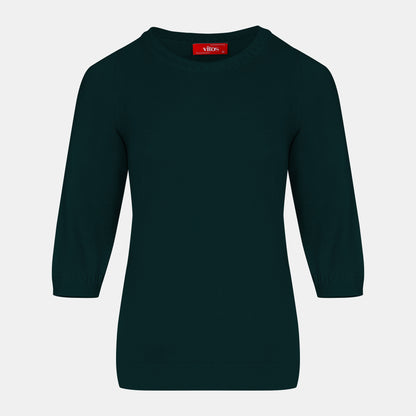 Blusa punto trenza estructura manga 3/4 - C0006 Invierno