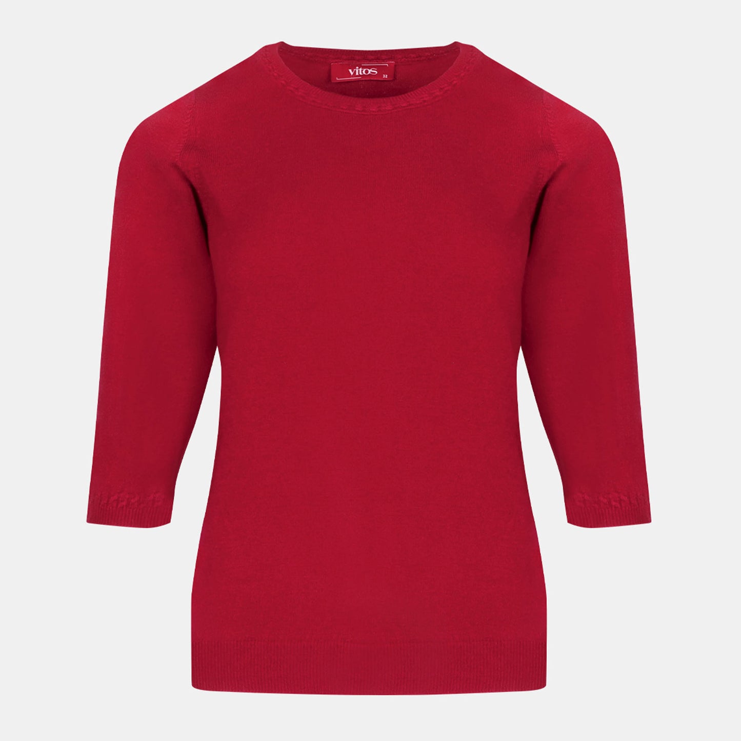 Blusa punto trenza estructura manga 3/4 - C0006 Clasico