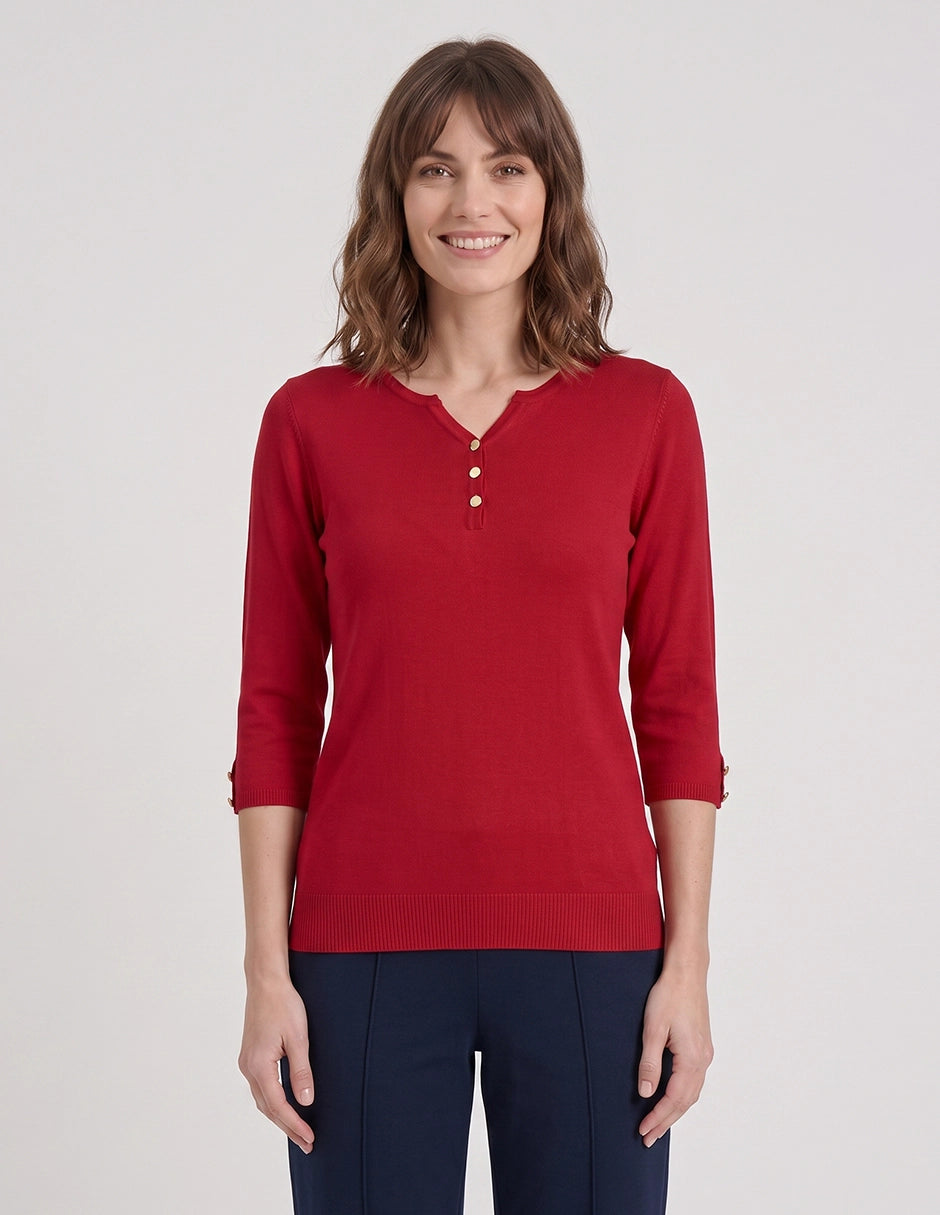 Blusa punto con aletilla