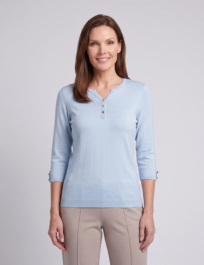 Blusa punto con aletilla