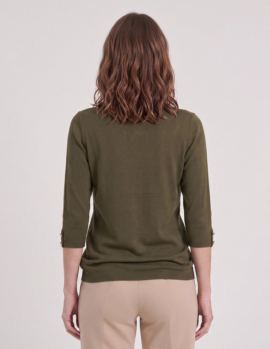 Blusa punto con aletilla