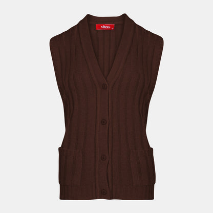 Chaleco Acanalado con bolsillos  - C0061 Invierno