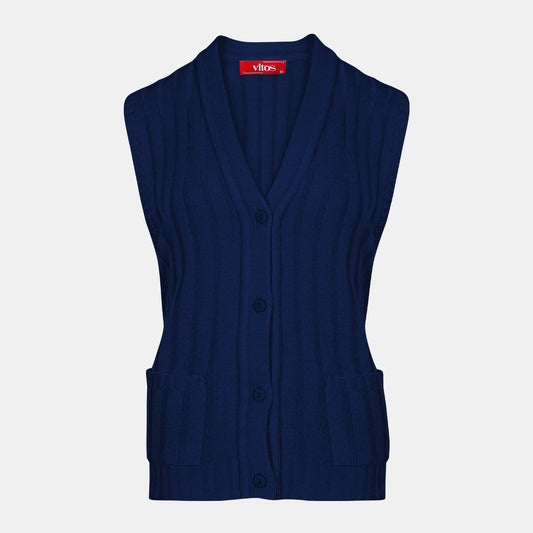 Chaleco Acanalado con bolsillos  - C0061 Invierno