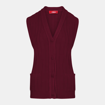 Chaleco Acanalado con bolsillos  - C0061 Invierno