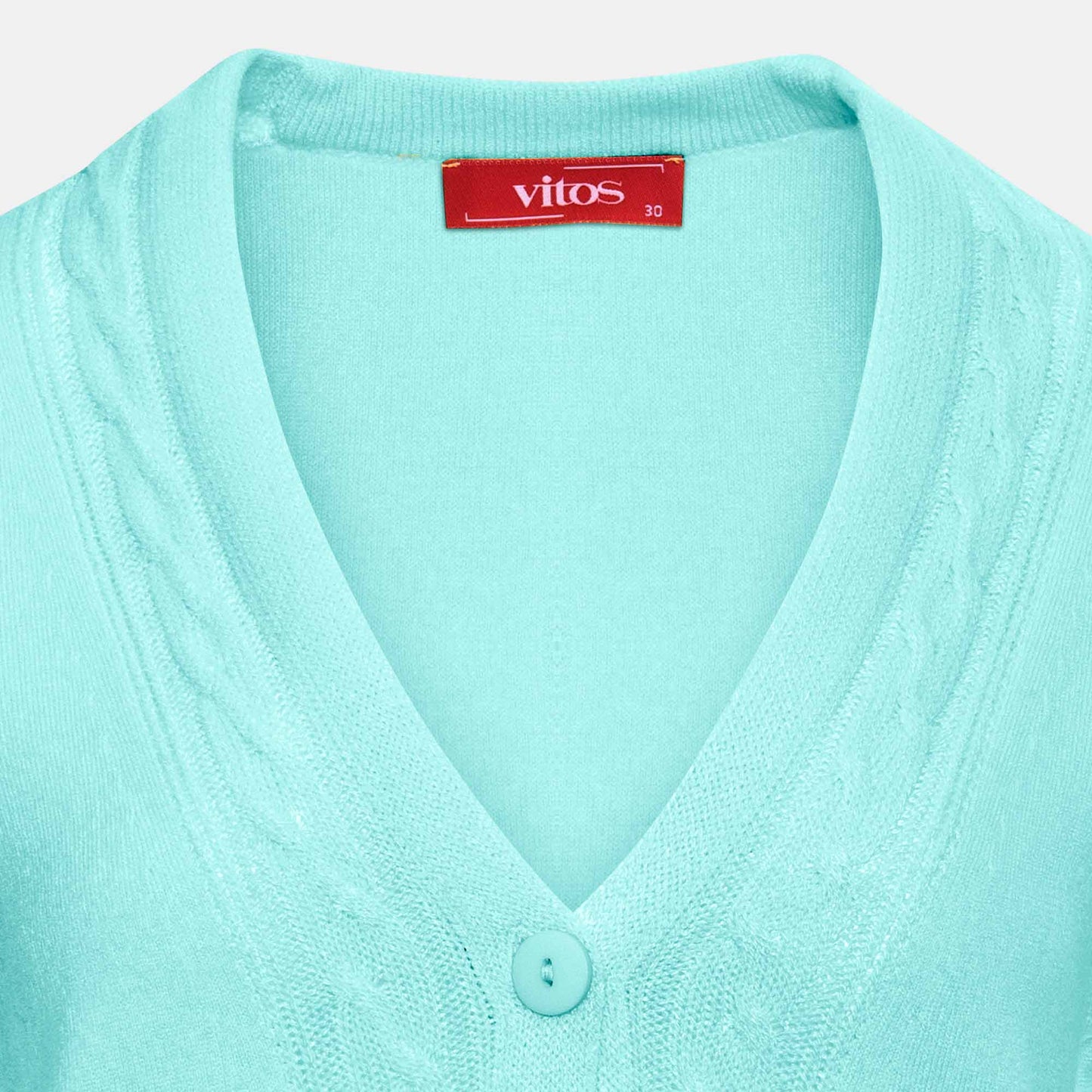 Cárdigan escote V trenza - C0082 Primavera