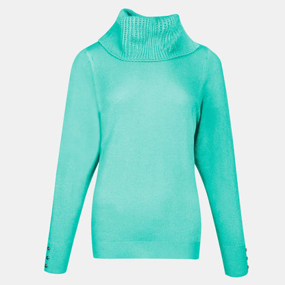 Suéter cuello trenzas -C5011 primavera