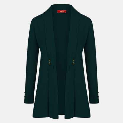 Cardigan solapa con botones - C8010 Invierno