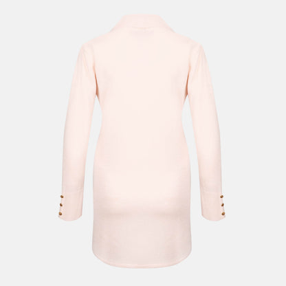 Cardigan solapa con botones - C8010 Atemporales