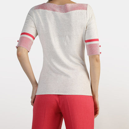 Blusa manga corta con bolsillo Matilda