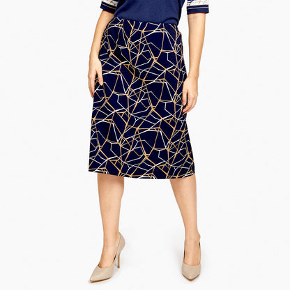 Falda estampada geométrico Toscana