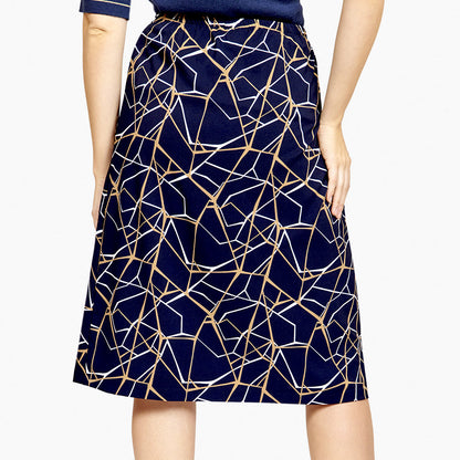 Falda estampada geométrico Toscana