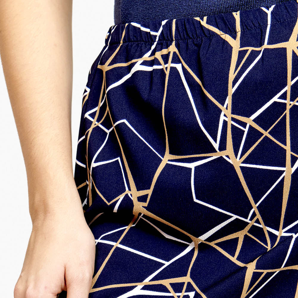 Falda estampada geométrico Toscana