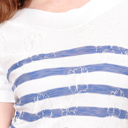 Blusa de rayas Jaquard Loreto