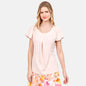 Blusa manga corta con olanes Salvatierra