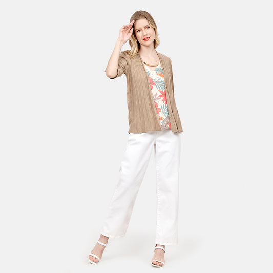 Twin Fix tejido con top estampado floral Candela