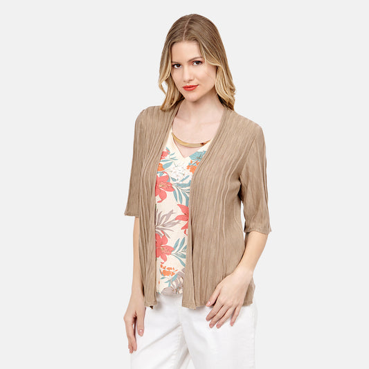 Twin Fix tejido con top estampado floral Candela