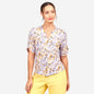 Blusa estampada con botones al frente Sayulita