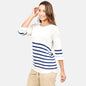 Blusa rayas con detalle en puños Bernal