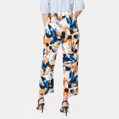 Pantalón estampado con hebilla Calypso