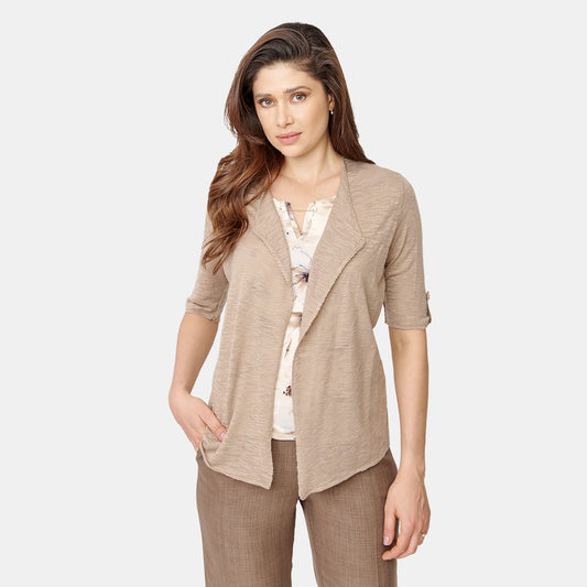 Twin Fix con elevador en mangas y top estampado Aurora