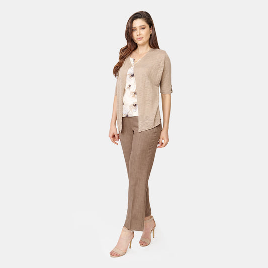 Twin Fix con elevador en mangas y top estampado Aurora