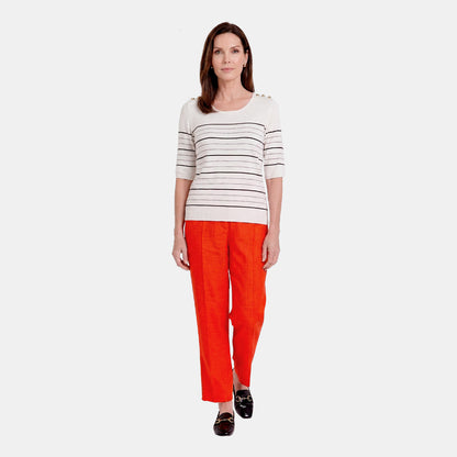V68001 - Blusa tejida a rayas Leonor
