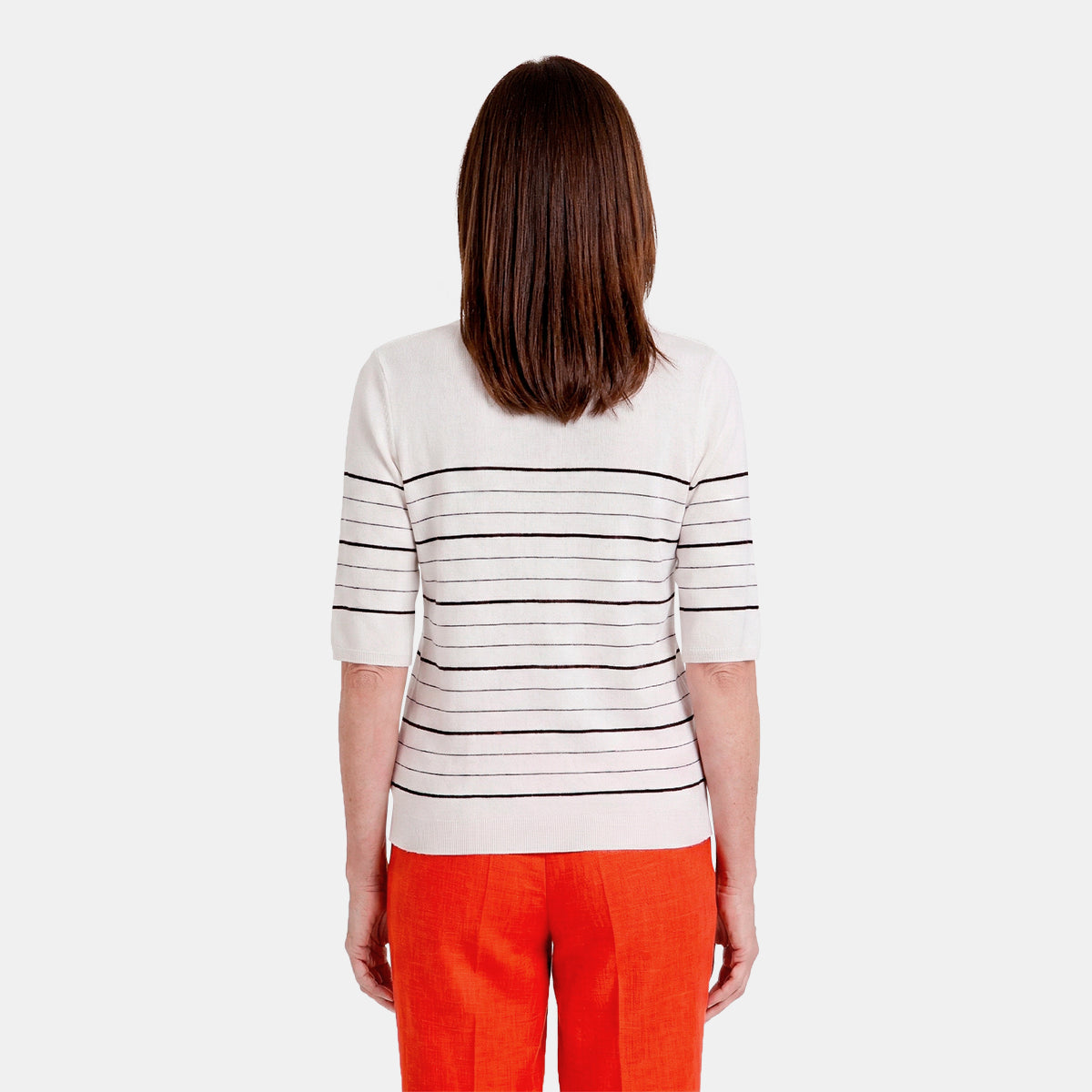V68001 - Blusa tejida a rayas Leonor